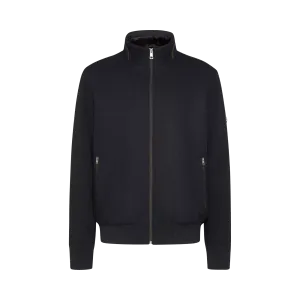 Bugatti Jacket Made From Boiled Wool In Navy