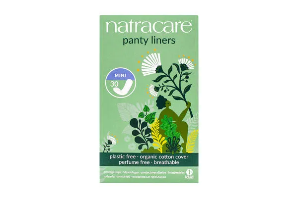 [Bundle Of 3] Natracare Panty Liners with Organic Cotton Cover - Mini (30pcs x 3)