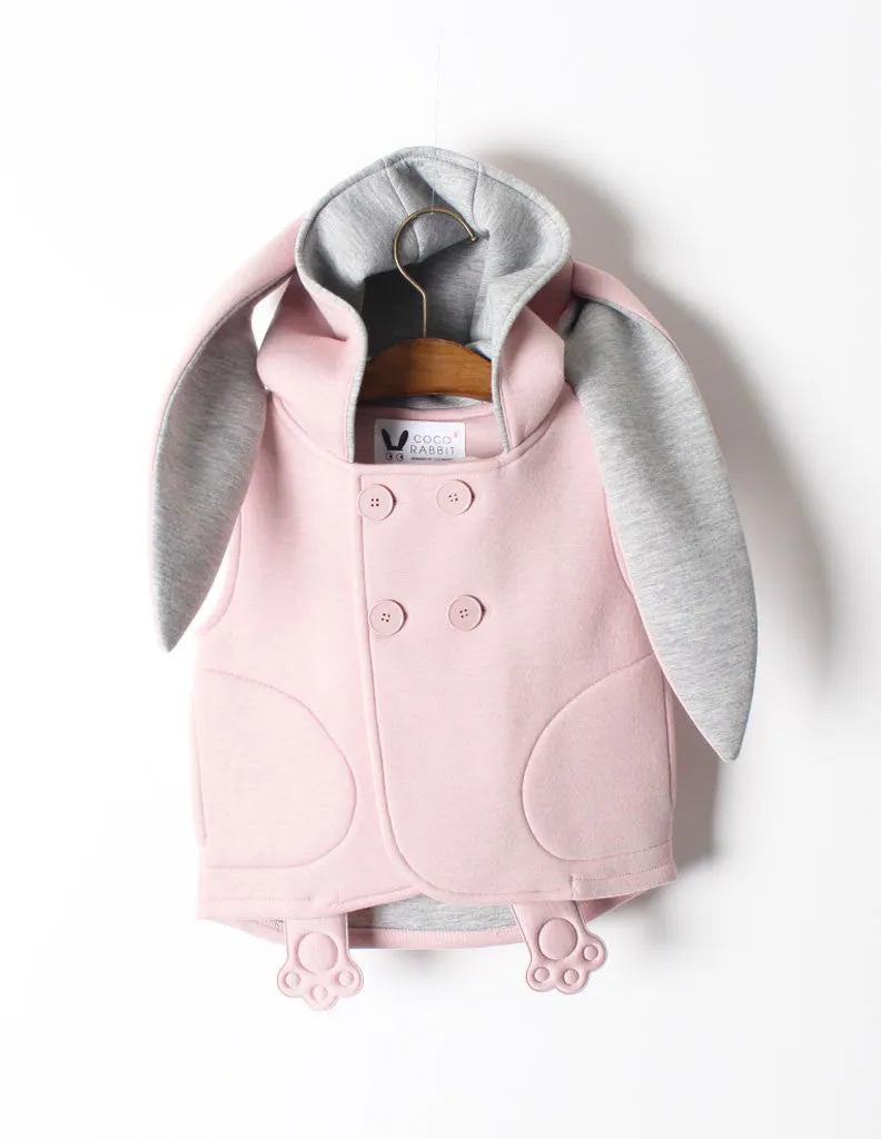 Bunny Sleeveless Jacket Pink