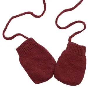 Burgundy Mittens (Cashmere & Wool)