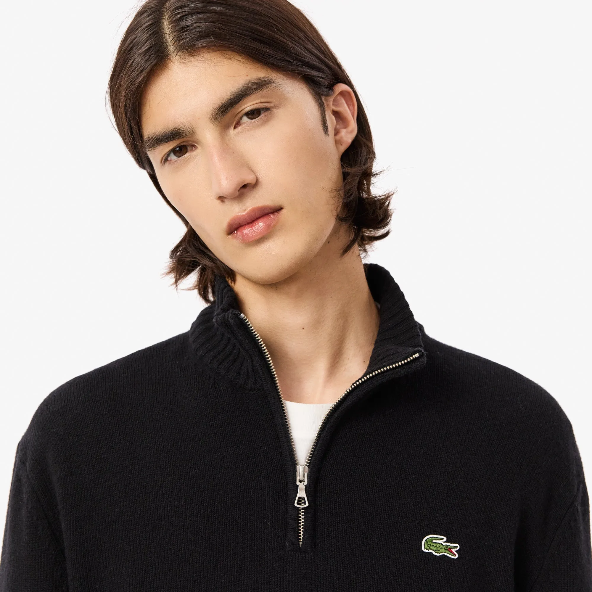 buy-high-zip-neck-monochrome-carded-wool-sweater-ah3052-031-lebanon