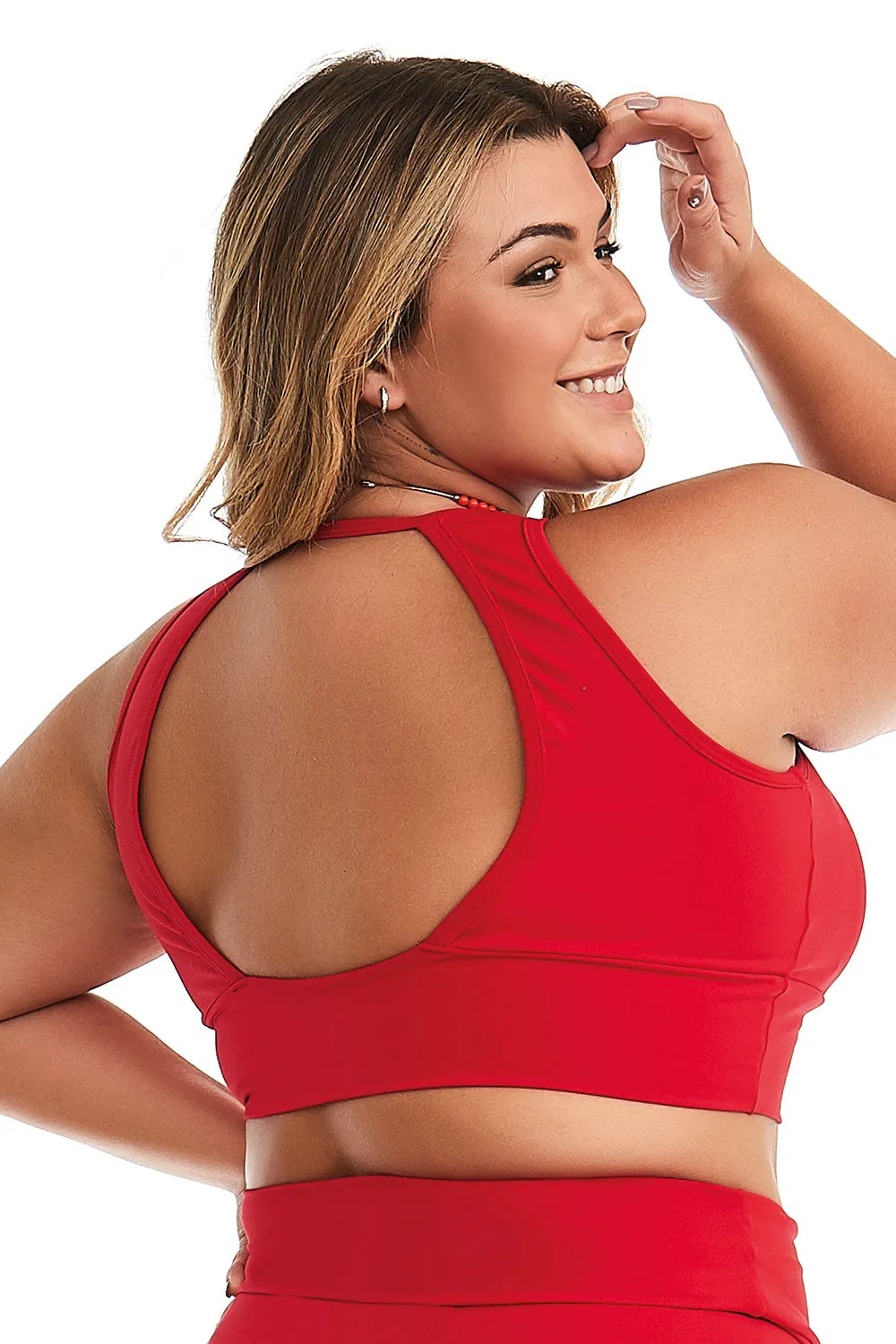 Cajubrasil Plus Size  Top NZ Brave - Red