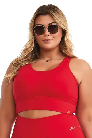 Cajubrasil Plus Size  Top NZ Brave - Red