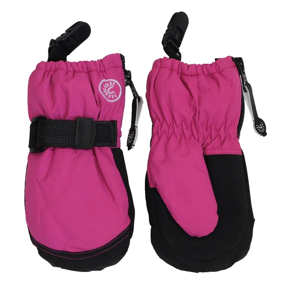 Calikids W0122 Mitten with Clips (Cabaret Pink)