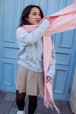 Cashmere Blend Colour Block Scarf