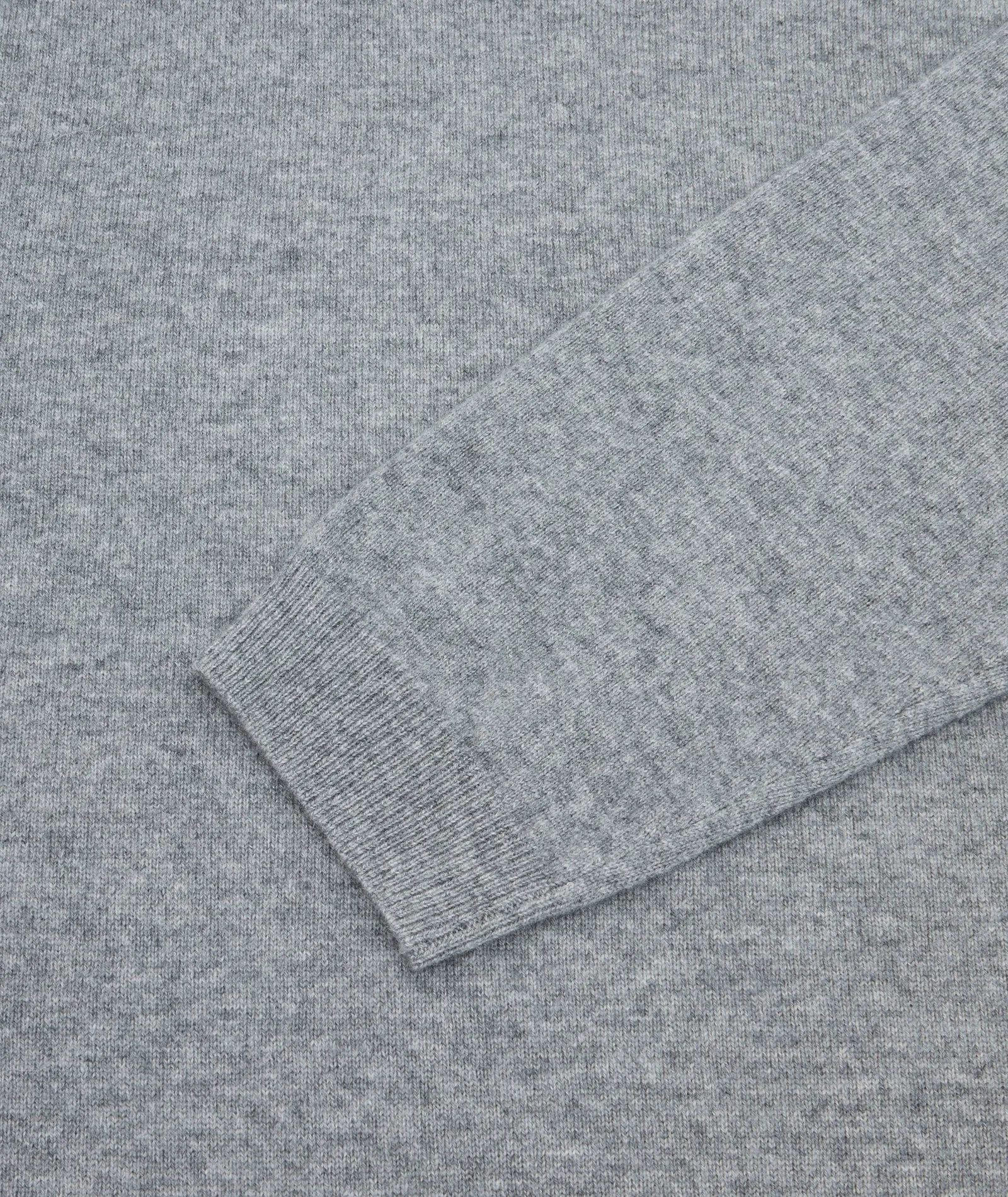 Cashmere Raglan Knit - Light Grey Melange
