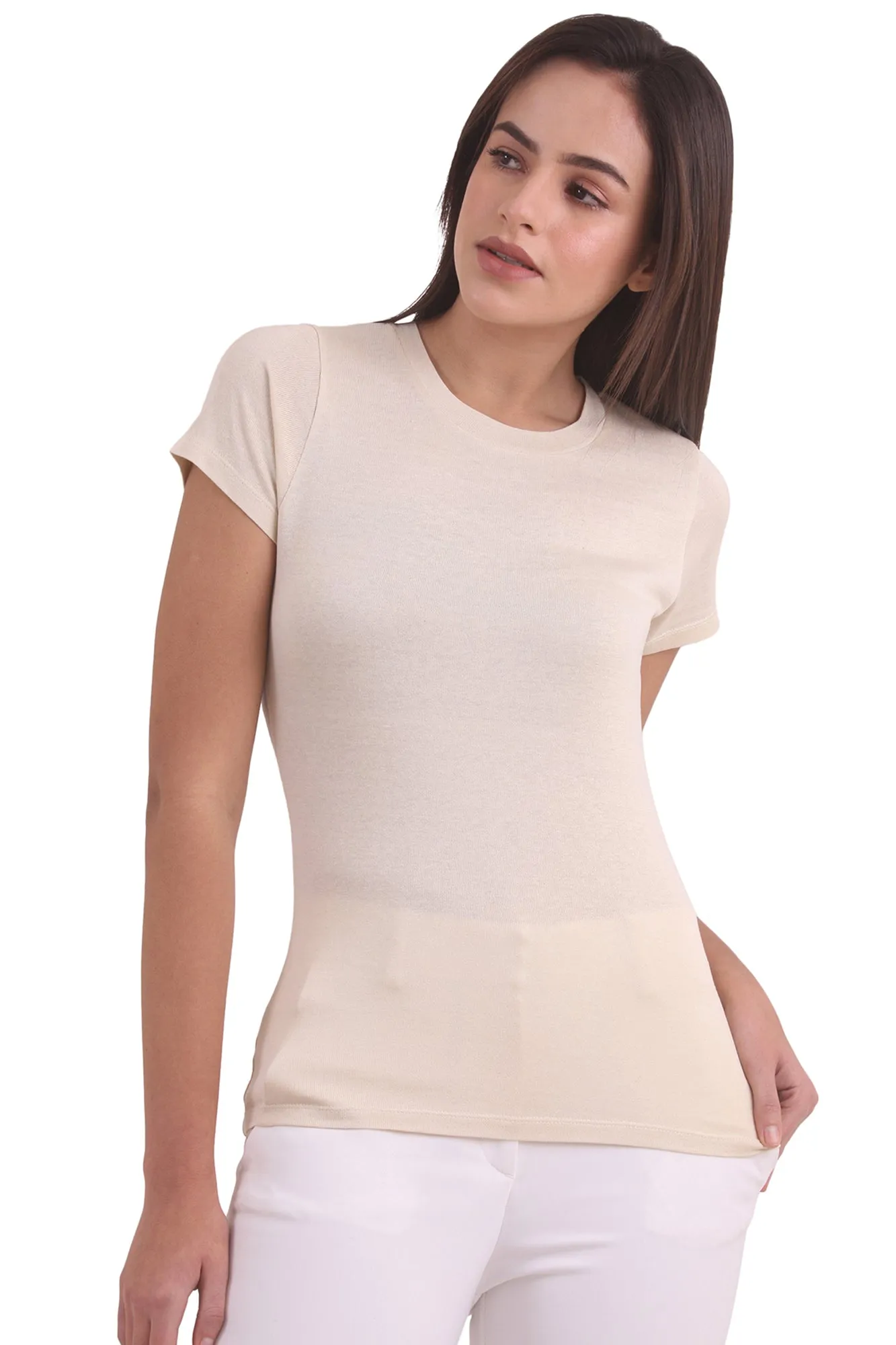 Cashmere - Silk twin Set - Beige