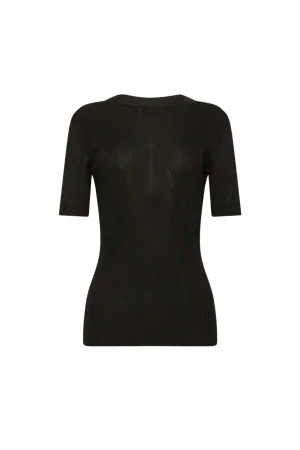 Cashmere Top | Black