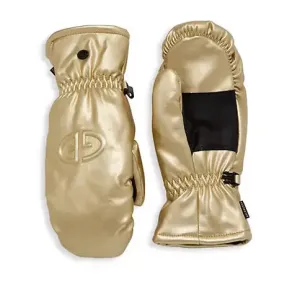 Charmer Leather Mittens - Gold