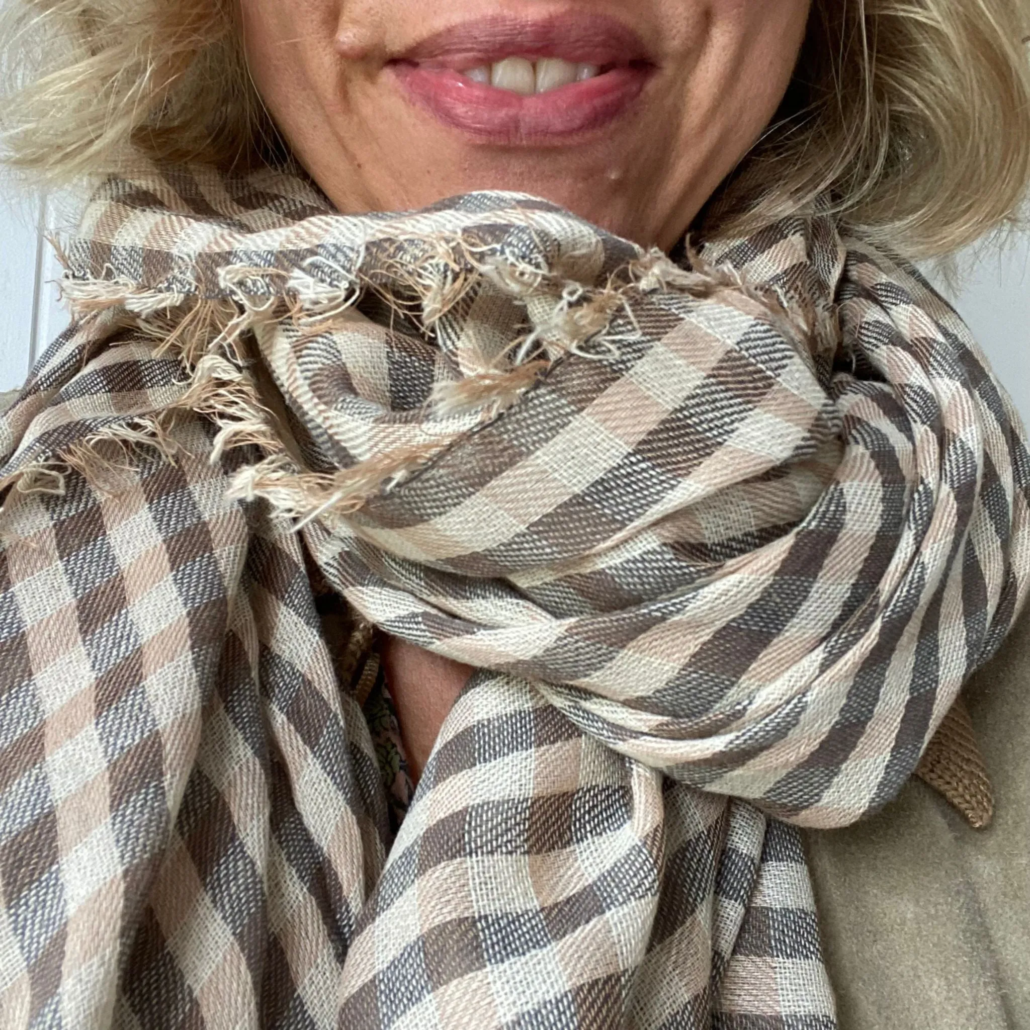 Checked Scarves