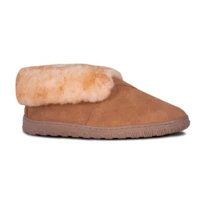 Chestnut Bootie Sheepskin Slippers by CLOUD NINE / RJS - Shoe Size Men 7-8-9-10-11-12-13-14-15-16