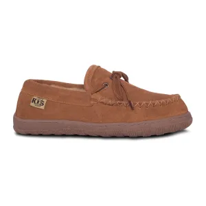 Chestnut NW Moccasin Sheepskin Slippers - by CLOUD NINE / RJS - Shoe Size Women 5-6-7-8-9-10-11