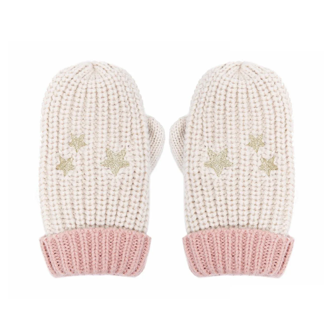 Children's Star Knitted Mittens