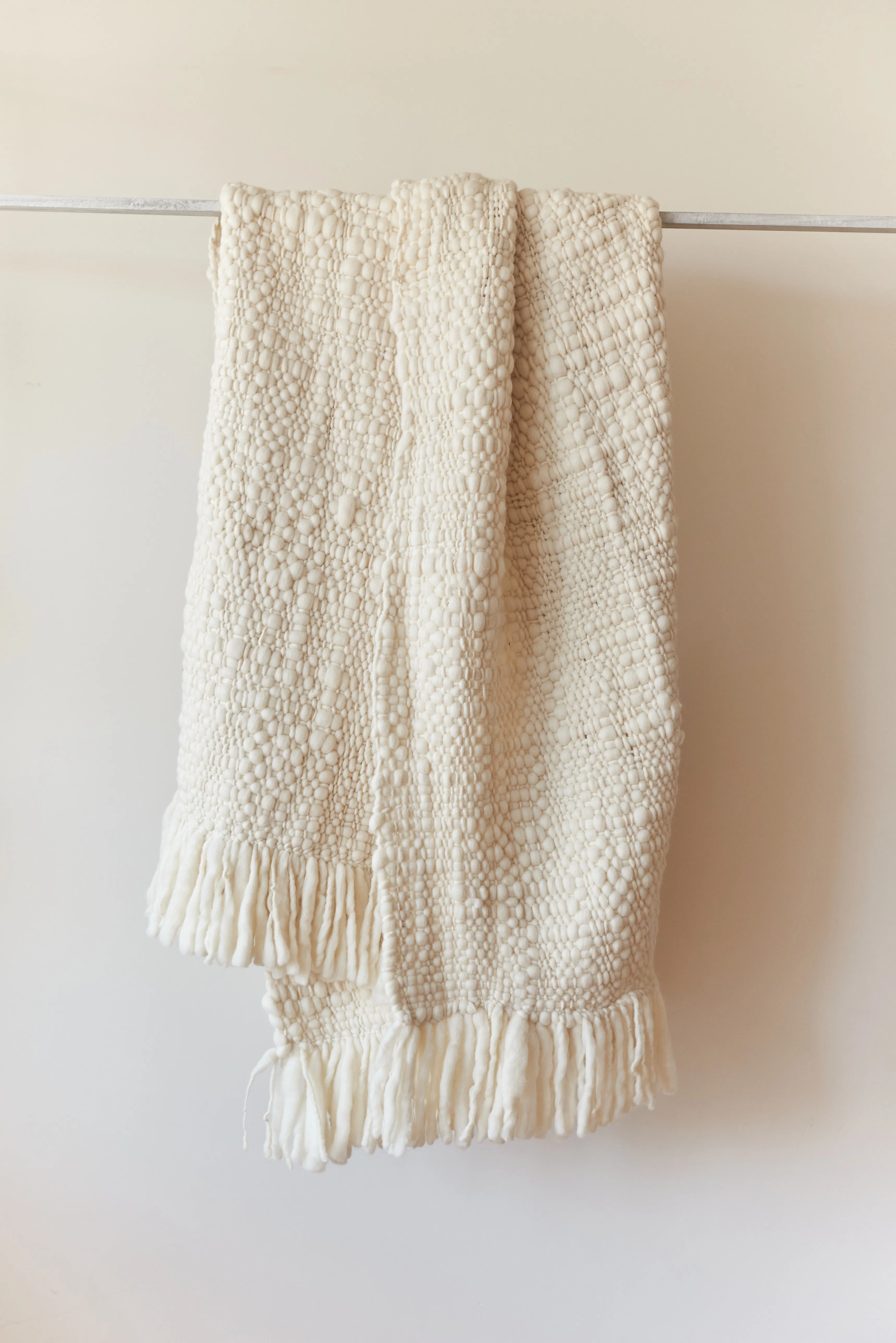 Chunky Blanket Merino Wool in Ivory Bruma