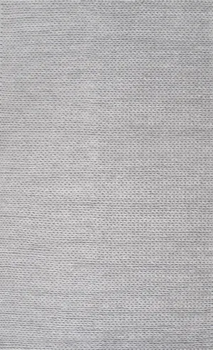 CHUNKY CABLE HANDWOVEN GREY