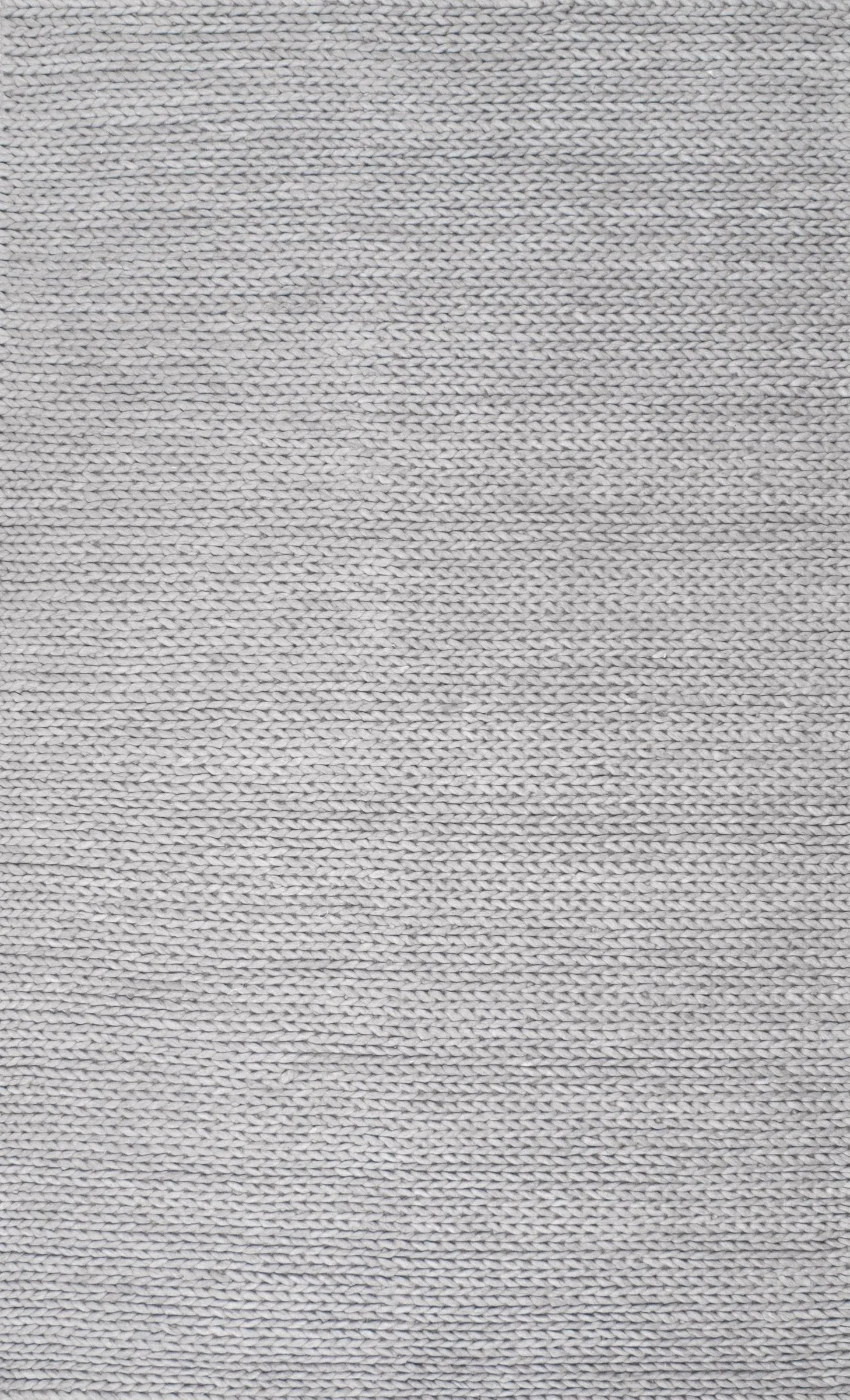 CHUNKY CABLE HANDWOVEN GREY