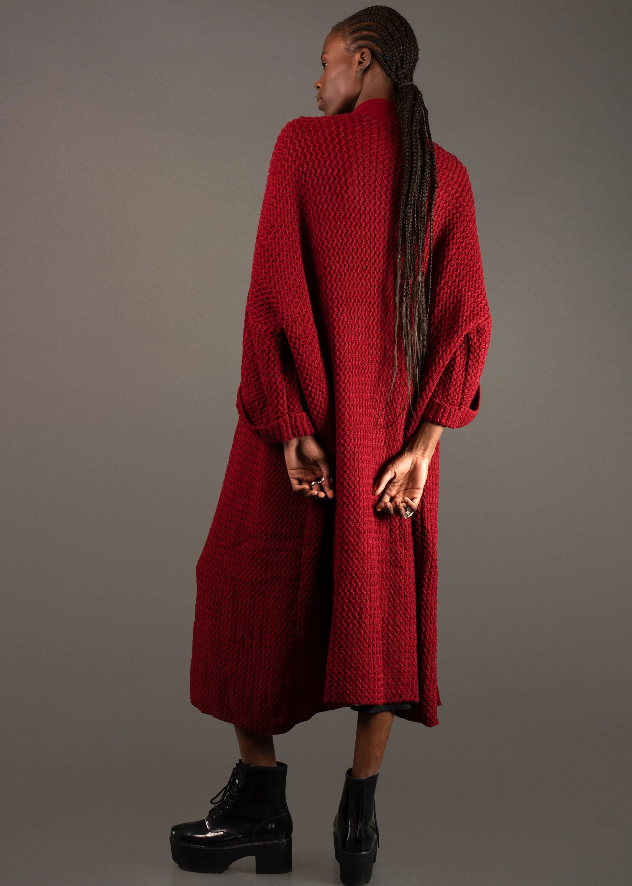 Chunky Cable Knit Cardigan