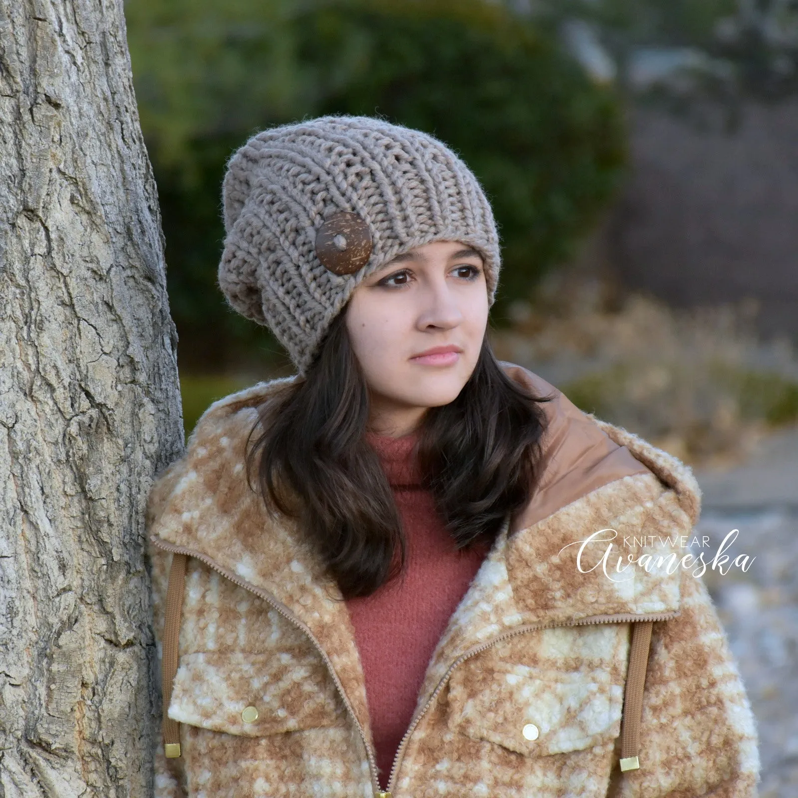 Chunky Extra Slouchy Hat | THE LUNA
