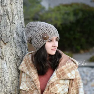 Chunky Extra Slouchy Hat | THE LUNA