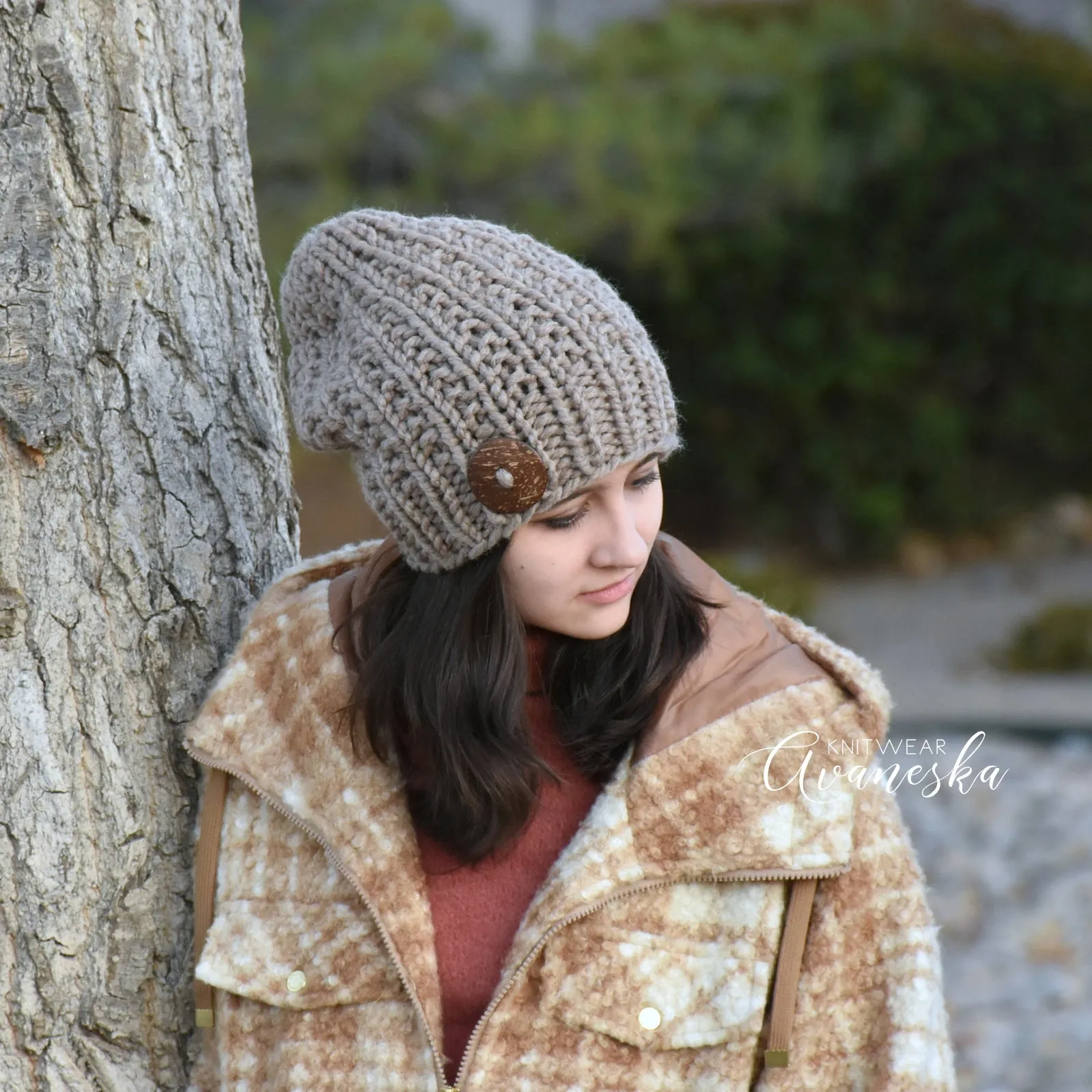 Chunky Extra Slouchy Hat | THE LUNA