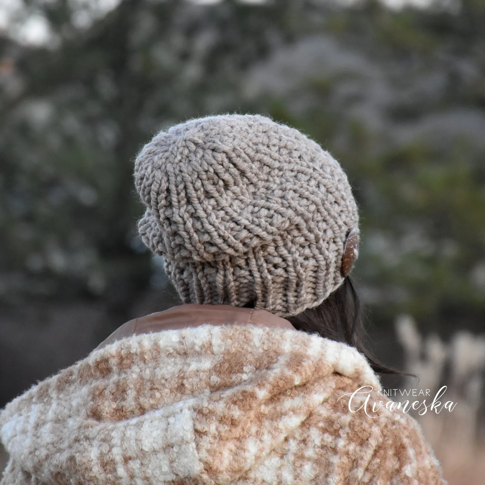 Chunky Extra Slouchy Hat | THE LUNA