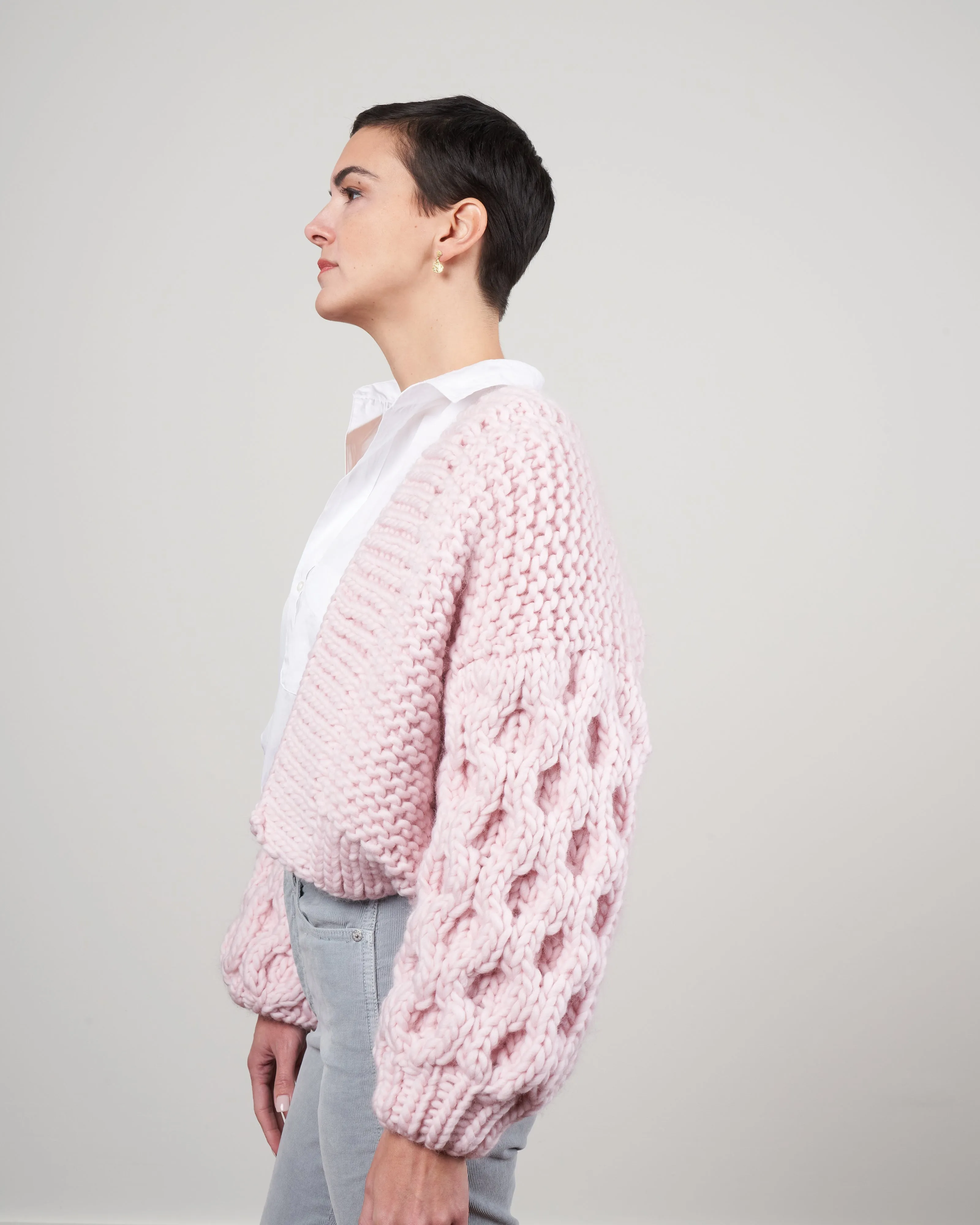 chunky honey bomber - pink