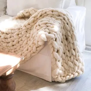Chunky Knit Blanket