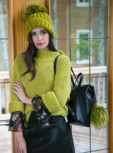 Chunky Knit Fur