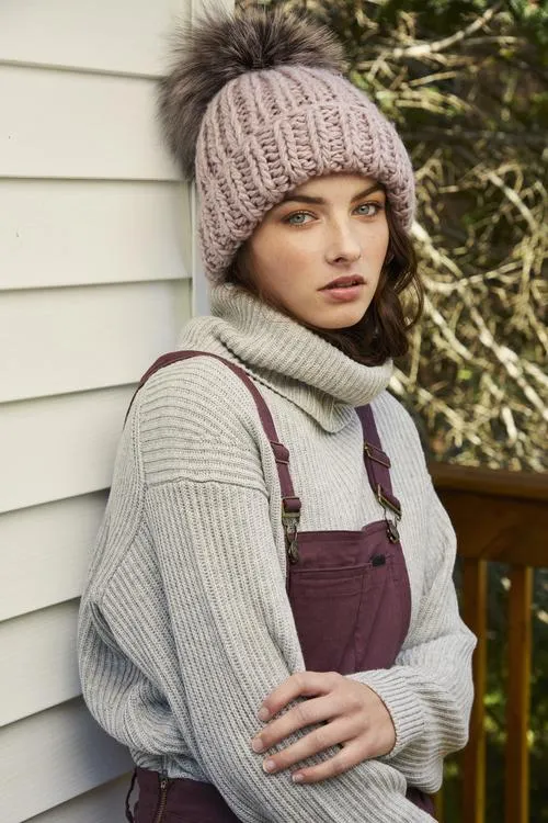 Chunky Knit Fur