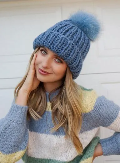 Chunky Knit Fur