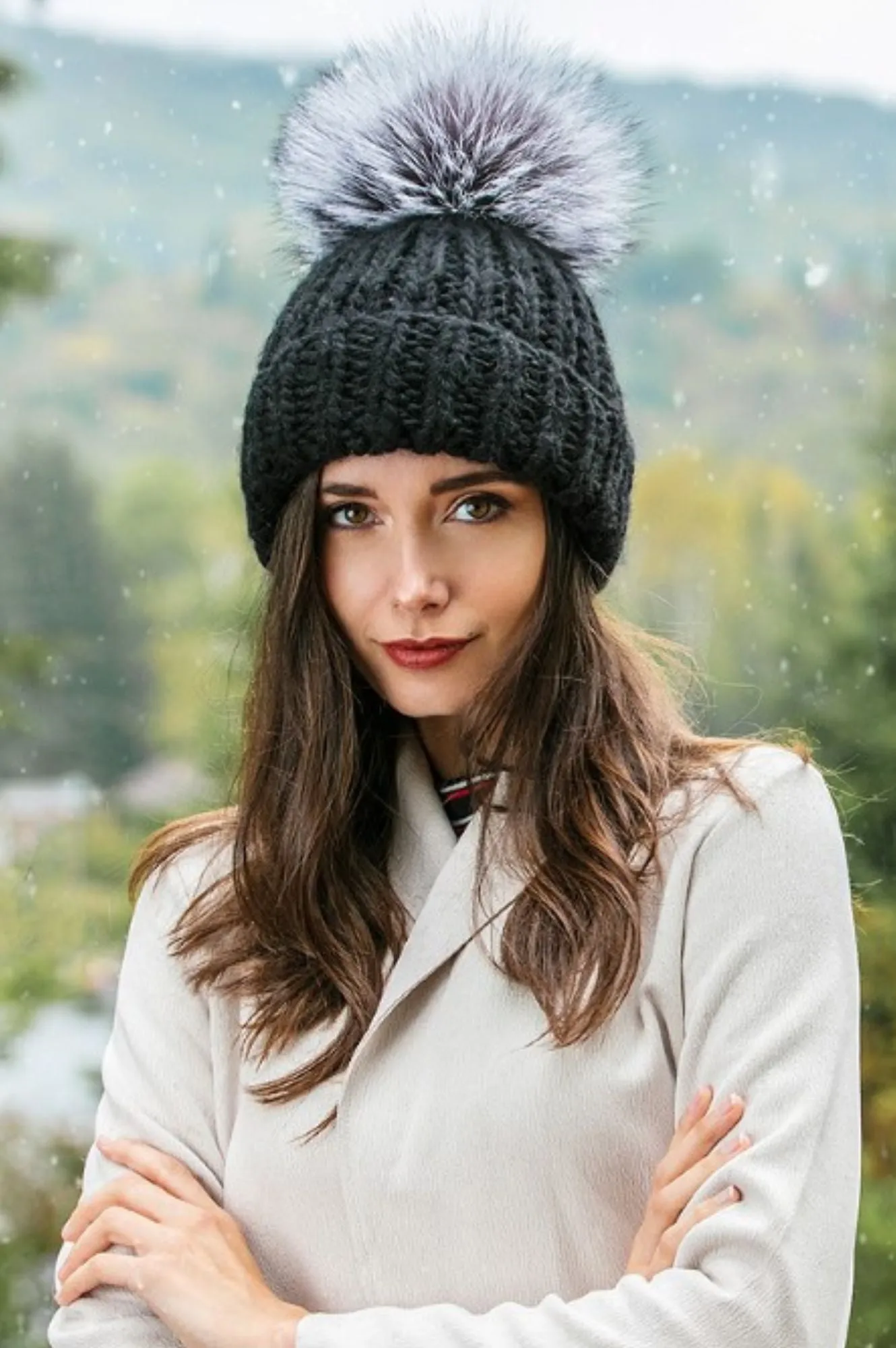 Chunky Knit Fur