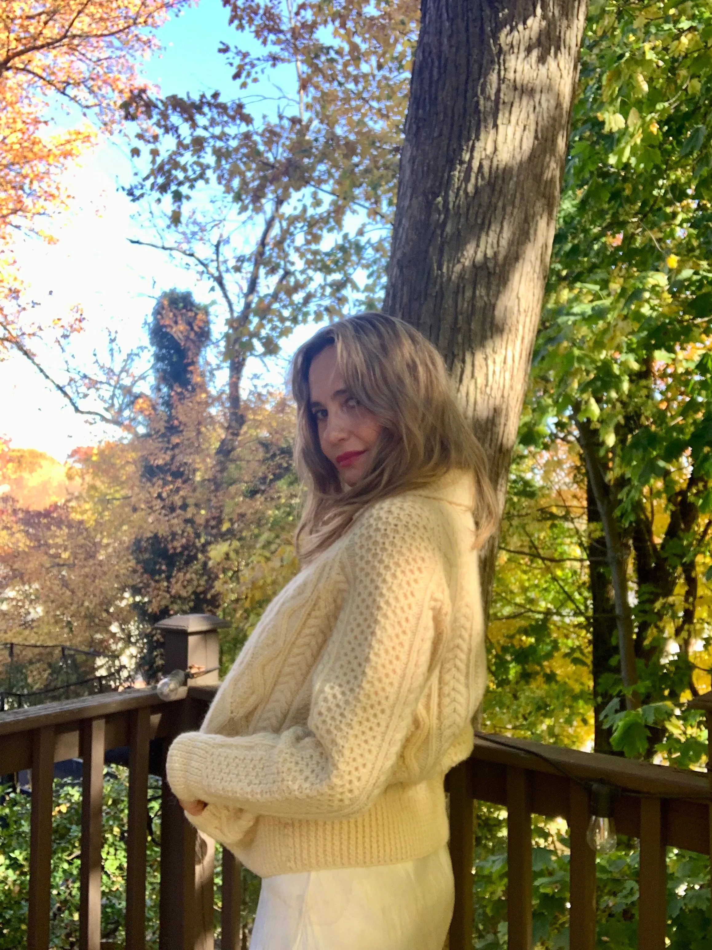 Chunky Knit Pure Irish Wool Cardigan - 70s - 70G