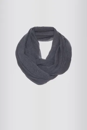 Circle Scarf - Charcoal