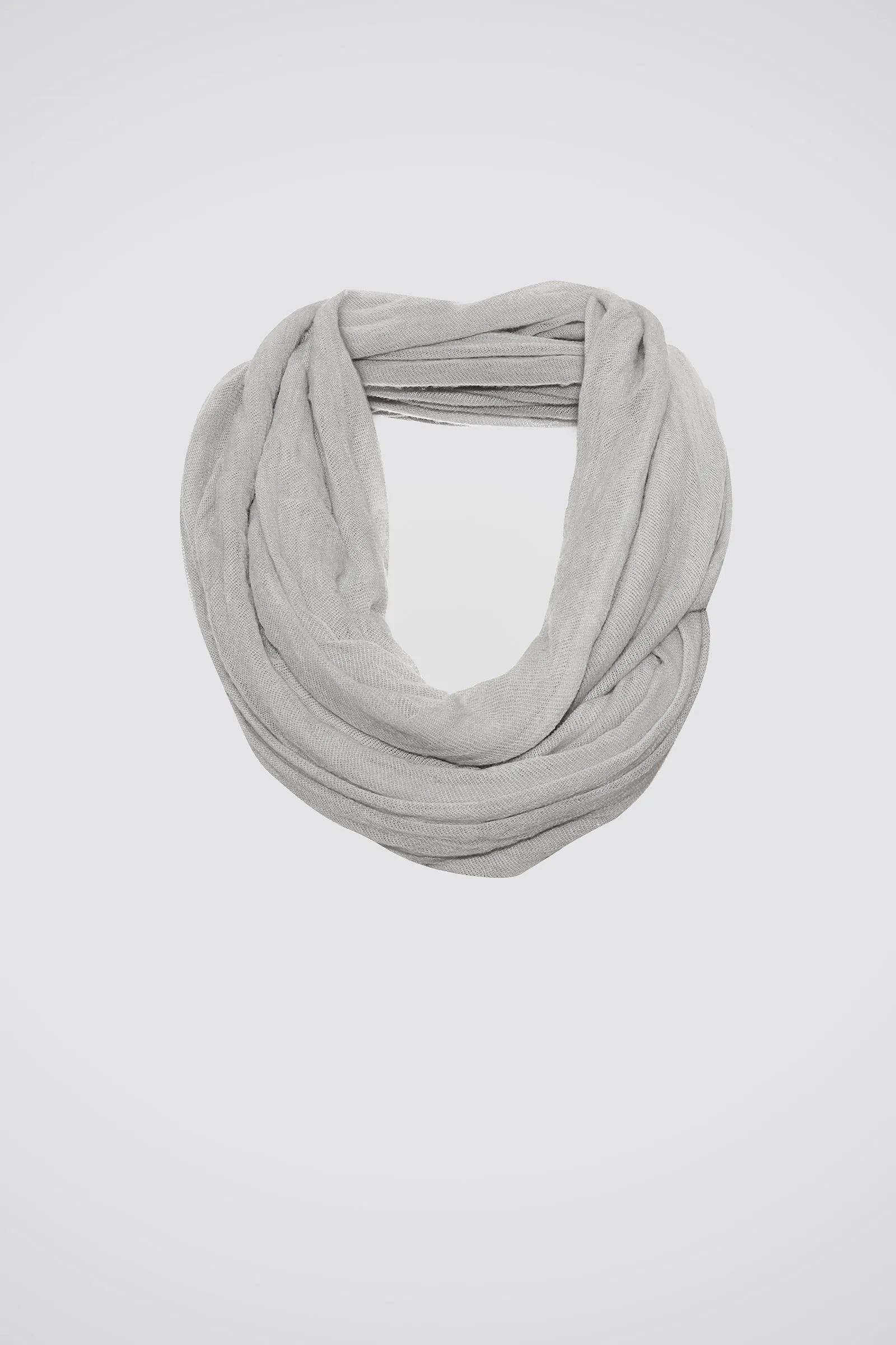 Circle Scarf - Light Grey