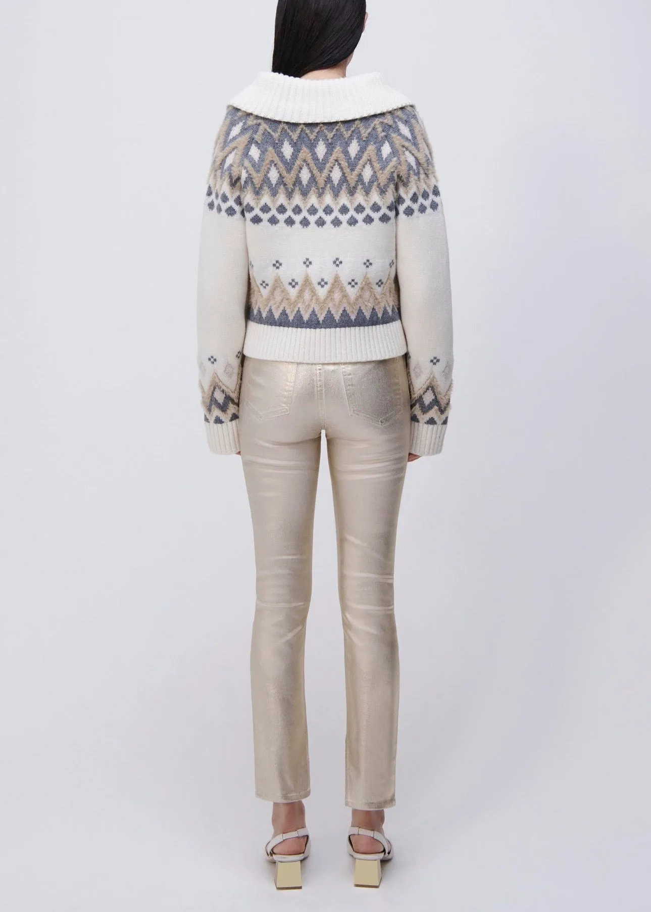 Clarence Polo Pullover (Ivory Multi)
