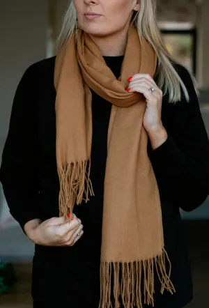 Classic Camel Personalised Scarf