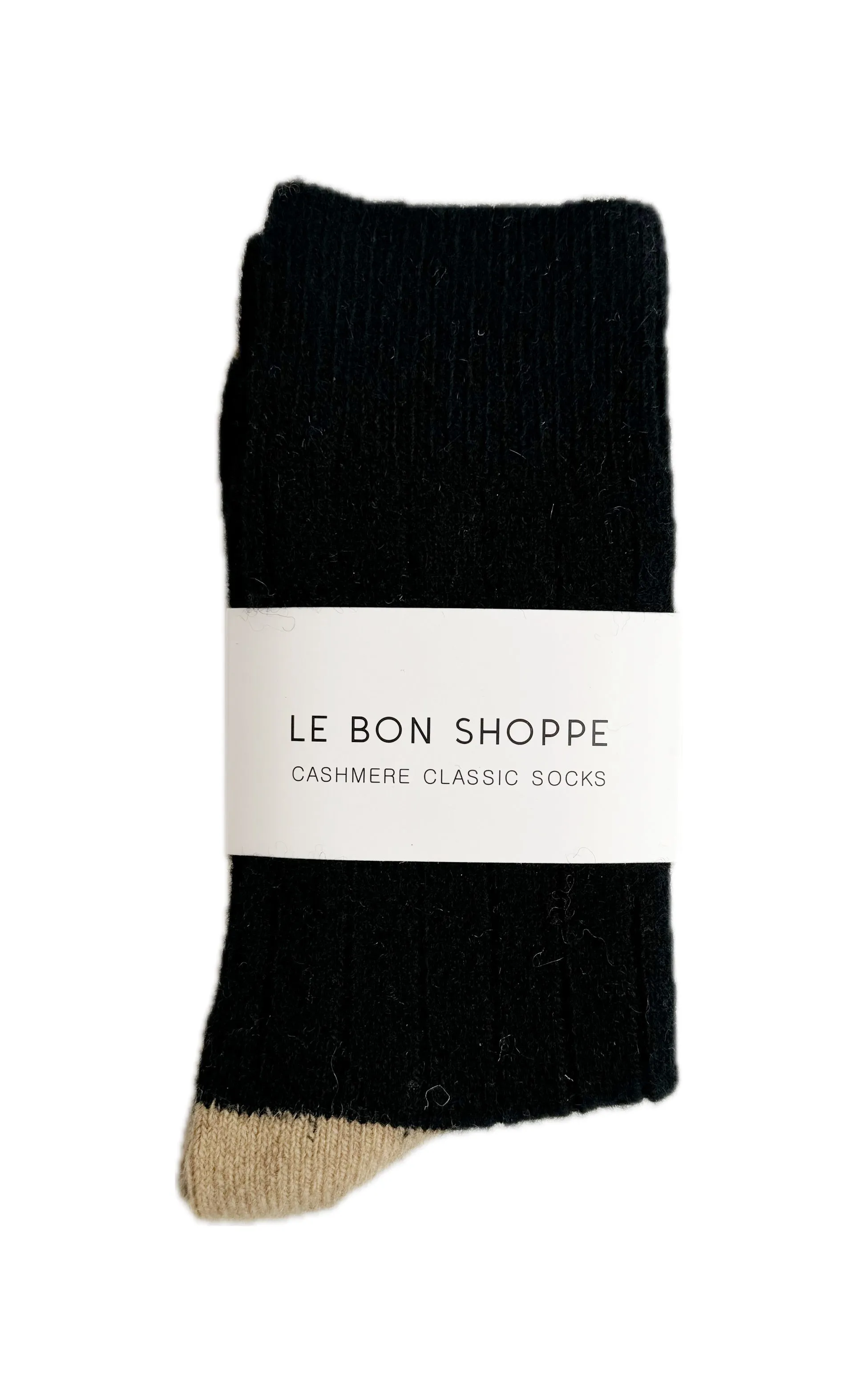 Classic Cashmere Socks in Black