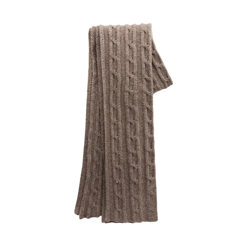 Classic Textured Knit Scarf
