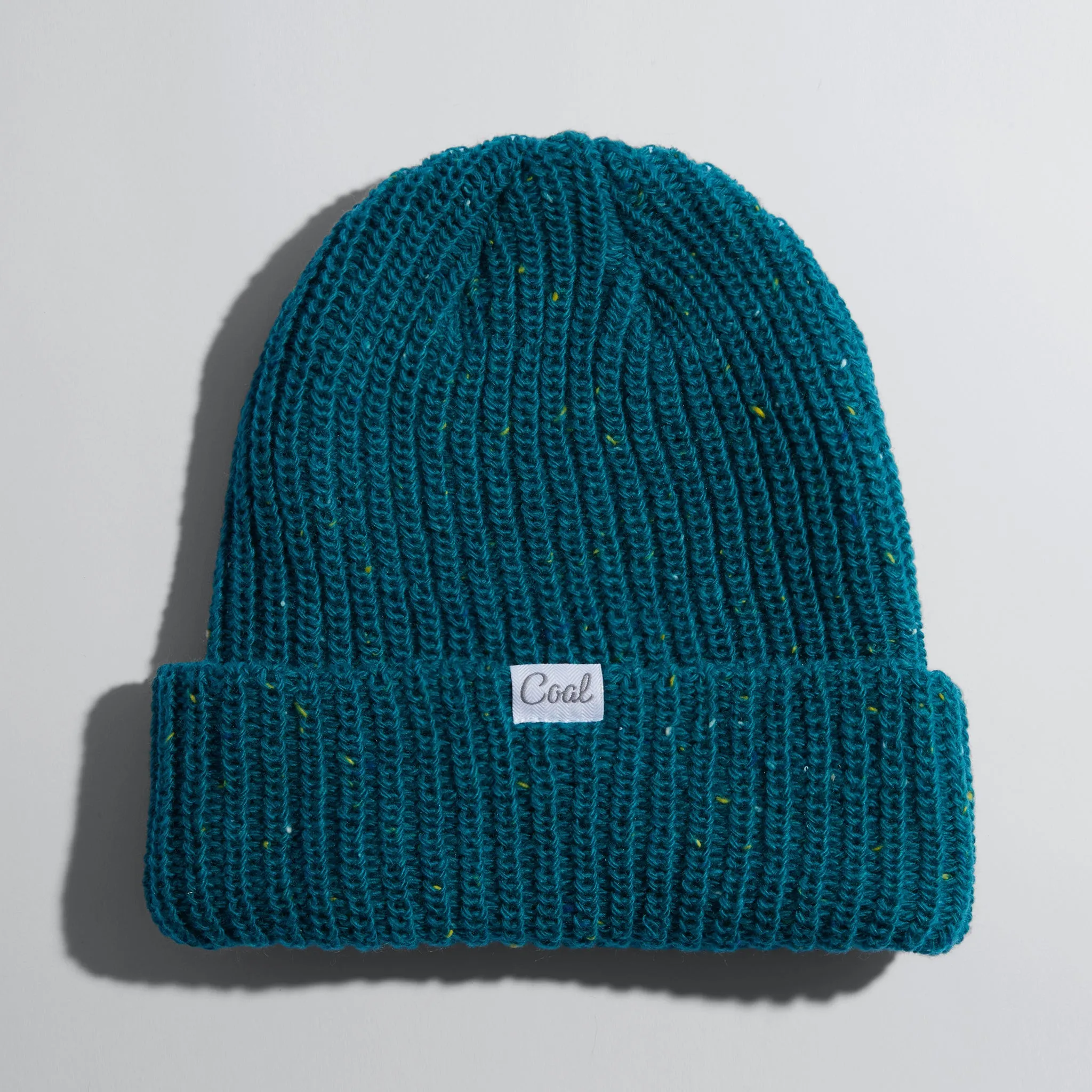 Coal The Edith Rainbow Speckle Knit Beanie - Teal