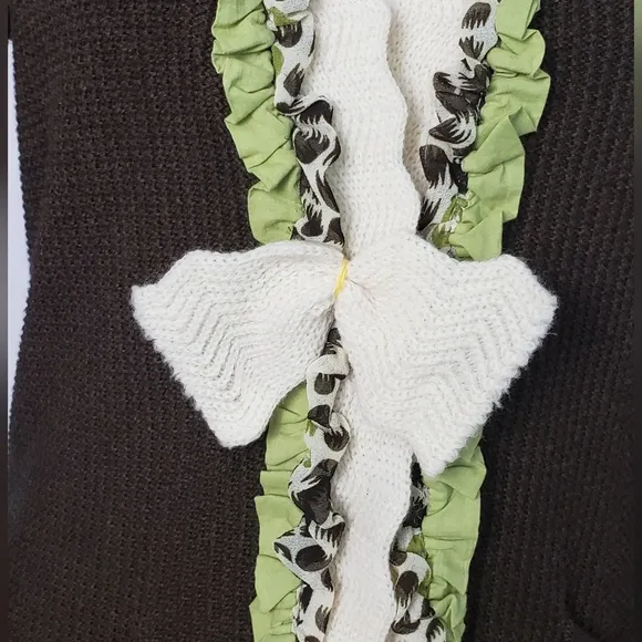 COPY - Like New Anthropologie Field Flower Wool Blend Cheshire Knit Sweater Coat