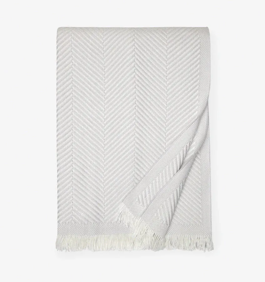 Costa Cotton Herringbone Throw