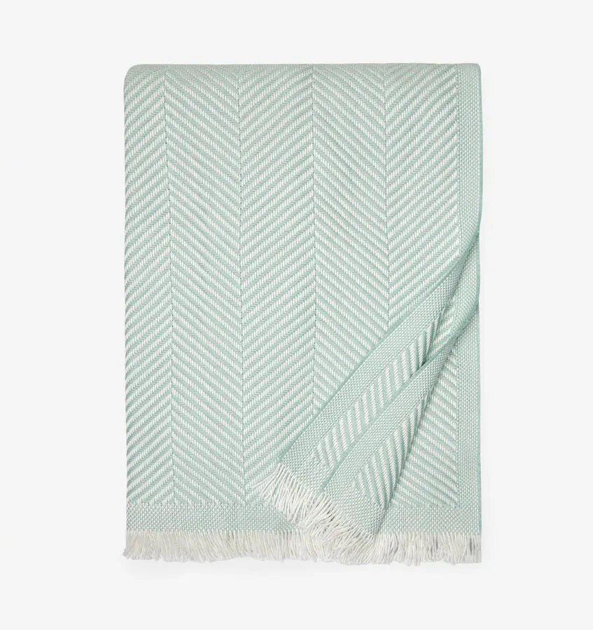 Costa Cotton Herringbone Throw