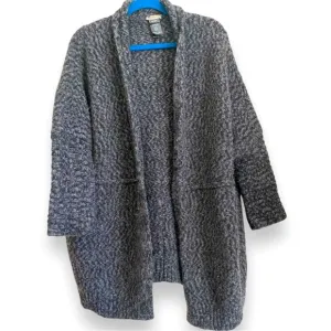 Crea Concept Chunky Knit Oversize Open Front Cardigan Wool Alpaca Blend Coat