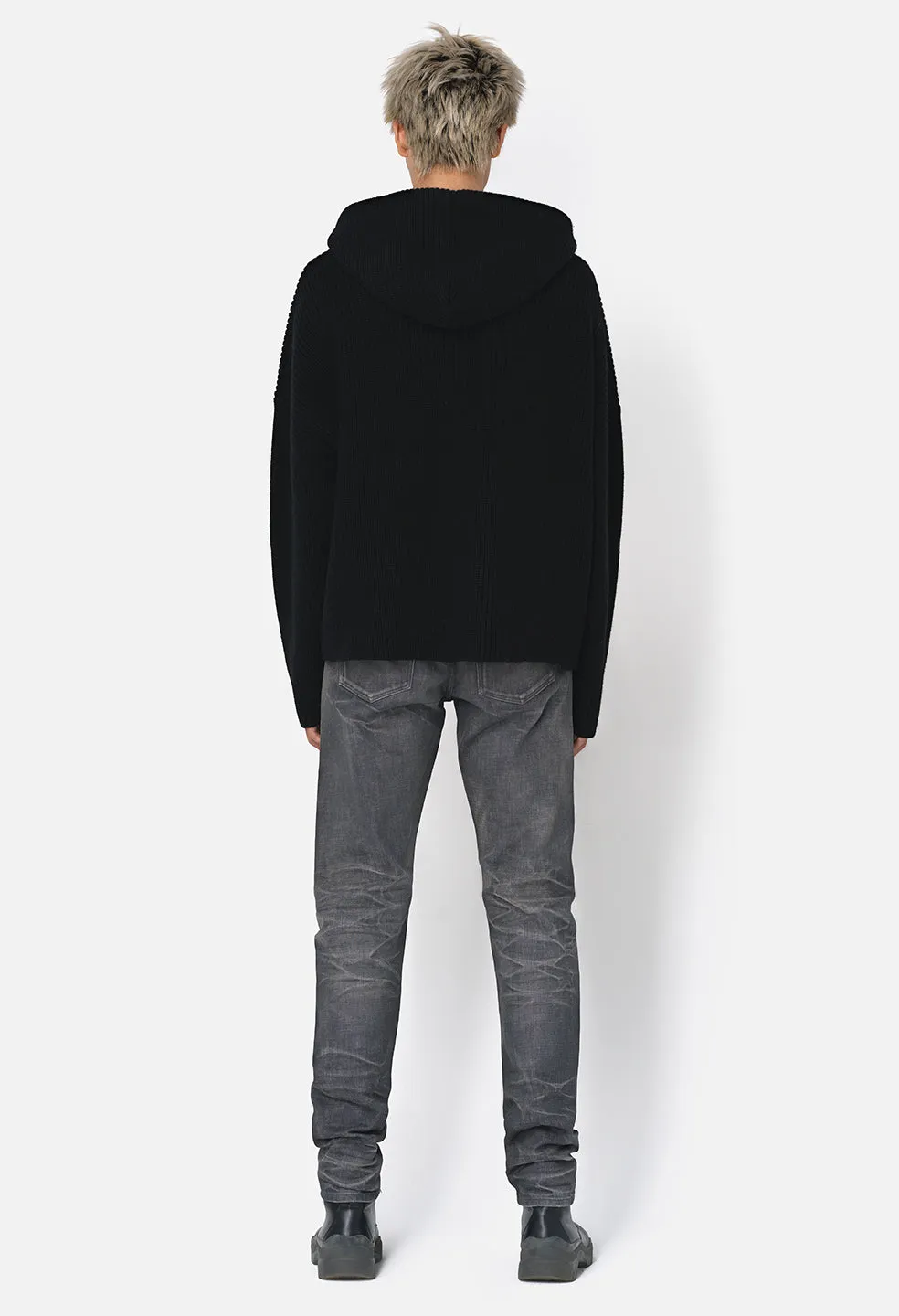 Dakota Knit Poncho / Black