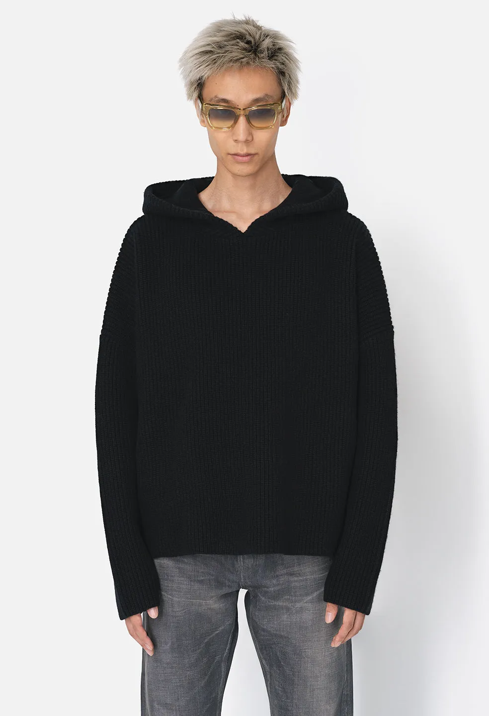 Dakota Knit Poncho / Black