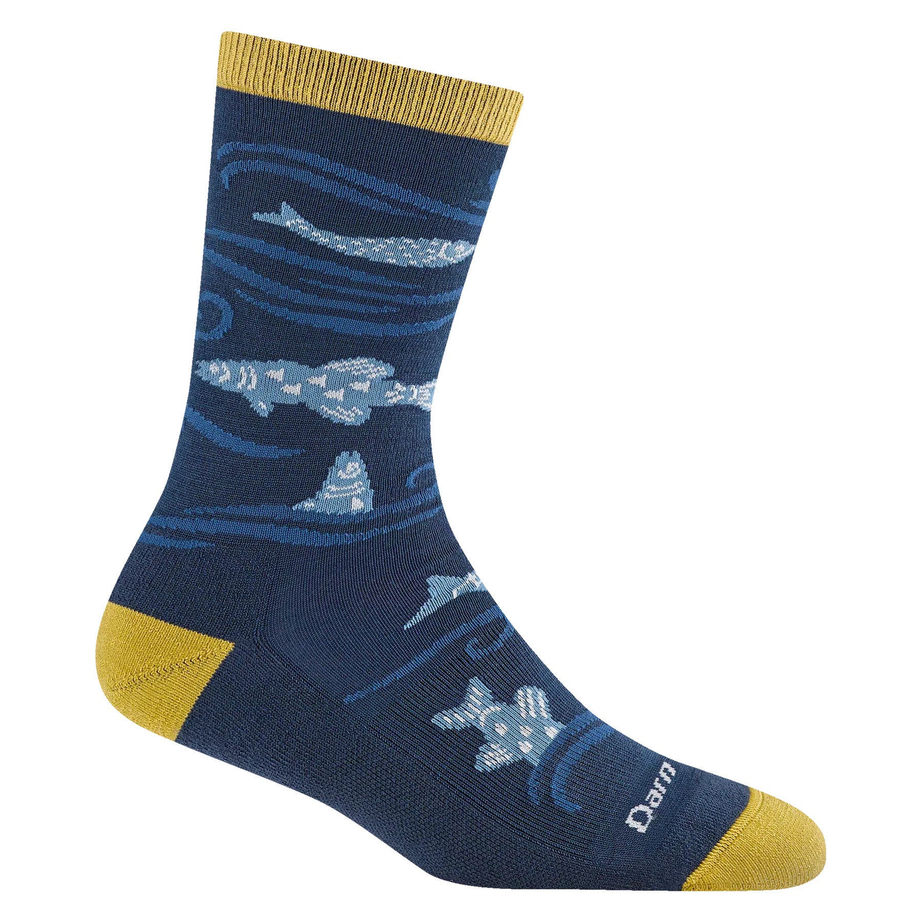 Darn Tough - 6122 Women's Homer Crew Lightweight Lifestyle Sock - Deep Water