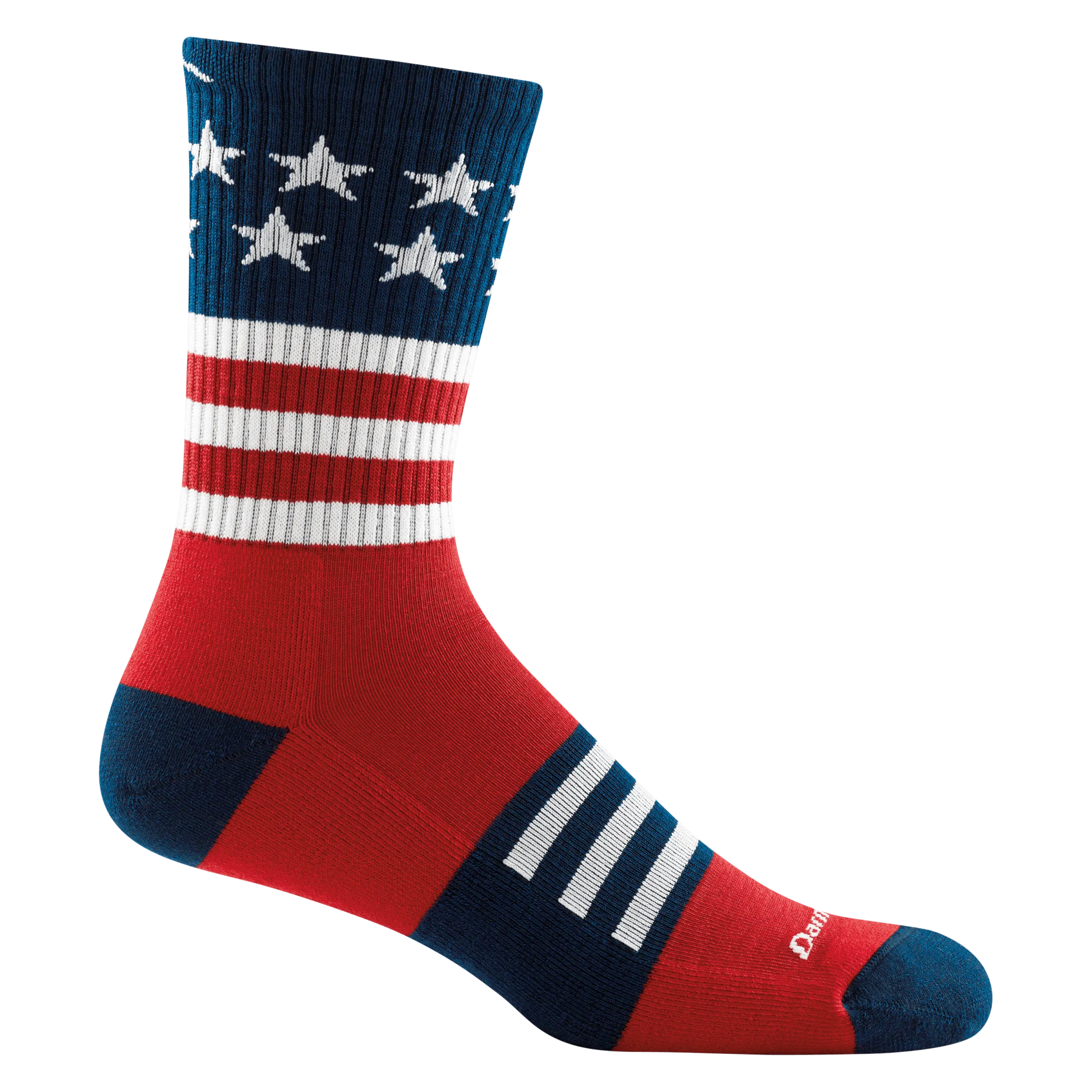 Darn Tough Mens Captain Stripe Micro Crew Lightweight Hiking Socks