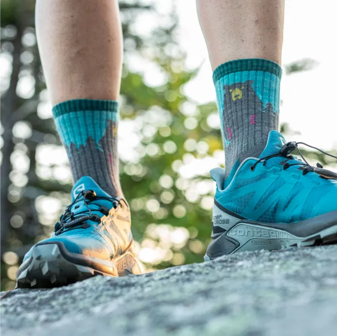 Darn Tough Women's Bear Town Micro Crew Cushion Socks