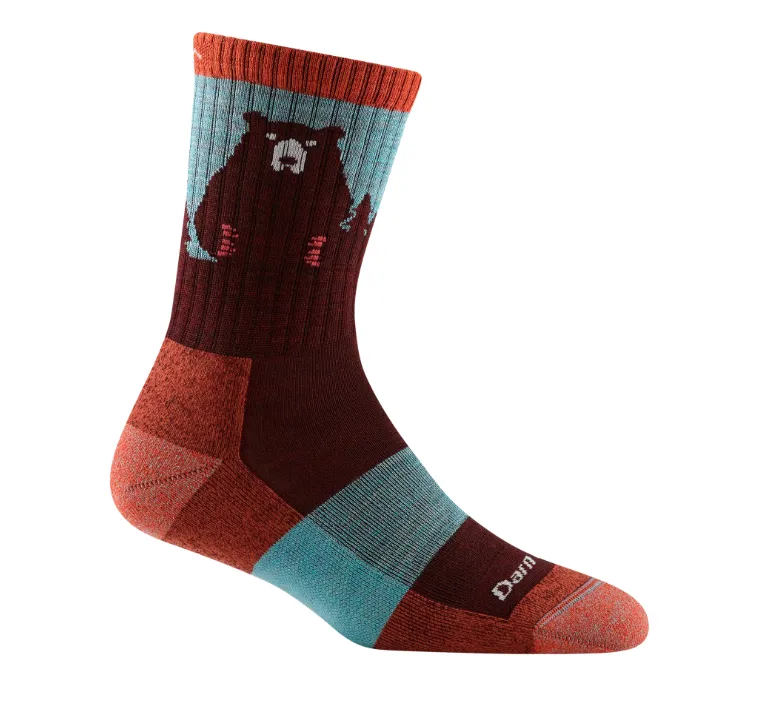 Darn Tough Women's Bear Town Micro Crew Cushion Socks