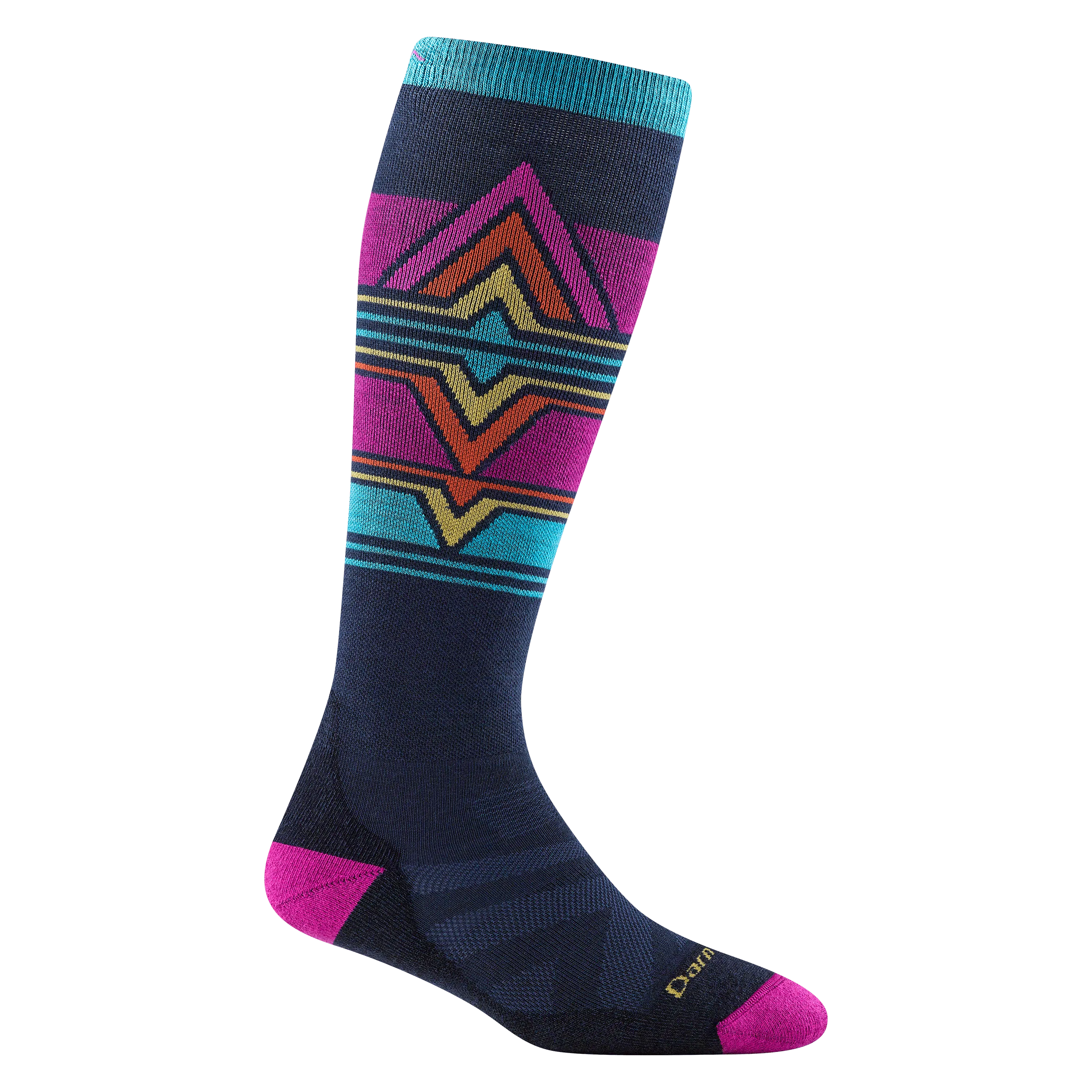 Darn Tough Womens Echo Over-The-Calf Midweight Ski & Snowboard Socks